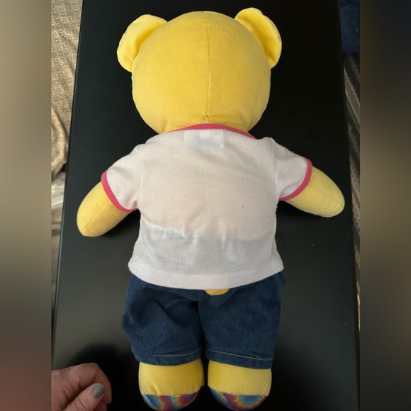 Tie-Dyed Yellow Build A Bear - Picture 5 of 7